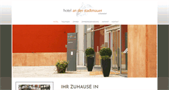 Desktop Screenshot of hotel-stadtmauer.com