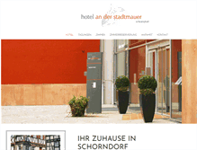 Tablet Screenshot of hotel-stadtmauer.com